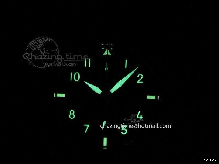 MIROTIME 0320 Pilot Chrono SS IW387808 CF3 ZF 1:1 Best Edition On Brown Leather Strap A Soft 7328